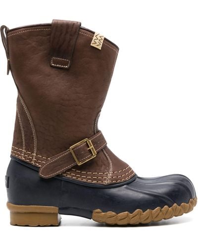 Visvim Decoy D. Suede Boots - Men's - Rubber/calf Leather - Brown