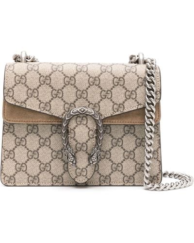 Gucci Dionysus GG Small Shoulder Bag - Natural