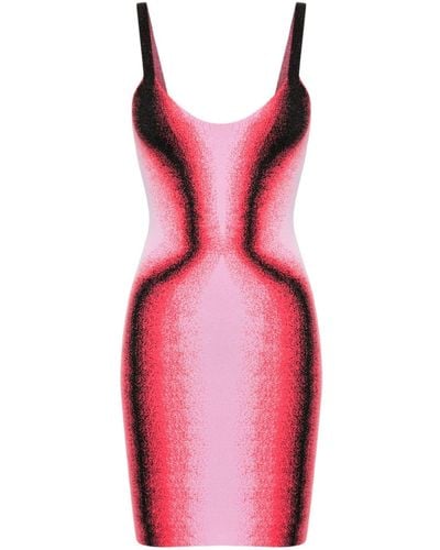 Y. Project Gradient-Effect Knitted Minidress - Pink