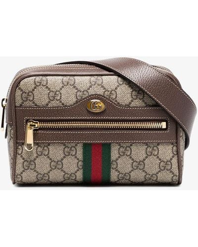 Gucci Ophidia GG Supreme Small Belt Bag Bag - Brown
