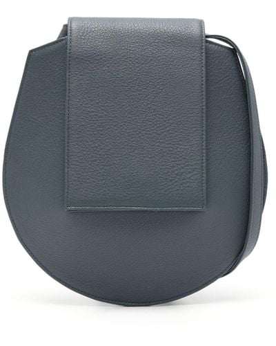 Tsatsas Small Cy Crossbody Bag - Women's - Leather - Blue