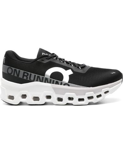 On Shoes Cloudmonster 2 Running Sneakers - Men's - Fabric/rubber - Black