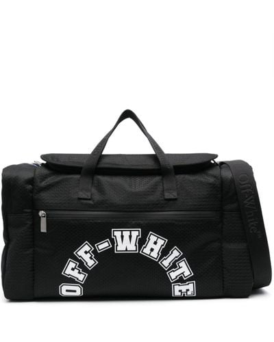 Off-White c/o Virgil Abloh Logo-print Duffle Bag - Men's - Polyamide/polyester - Black