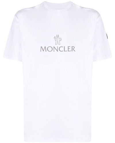 Moncler Logo-print Cotton T-shirt - White