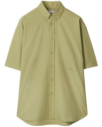Burberry Cotton Short-sleeve Shirt - Green