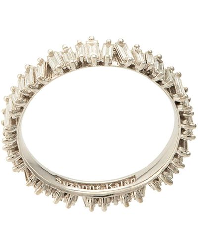 Suzanne Kalan 18k White Gold Classic Diamond Eternity Ring - Women's - Diamond/18kt White Gold - Metallic
