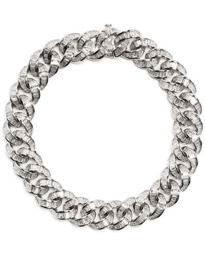 SHAY 18k White Gold Two-tone Essential Diamond Bracelet - Metallic