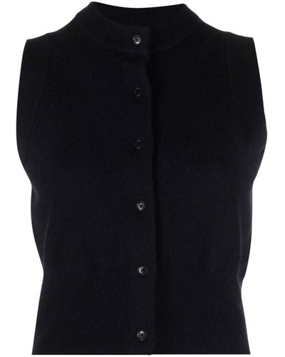 Extreme Cashmere N°193 Corset Cashmere Cardigan - Women's - Spandex/elastane/cashmere/nylon - Blue