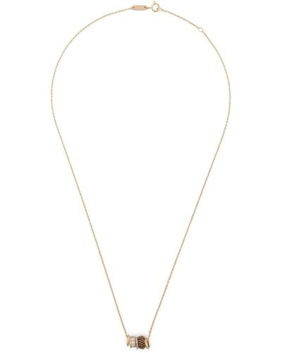 Adina Reyter 14k Yellow Bead Party Diamond And Garnet Necklace - Women's - 14kt - White
