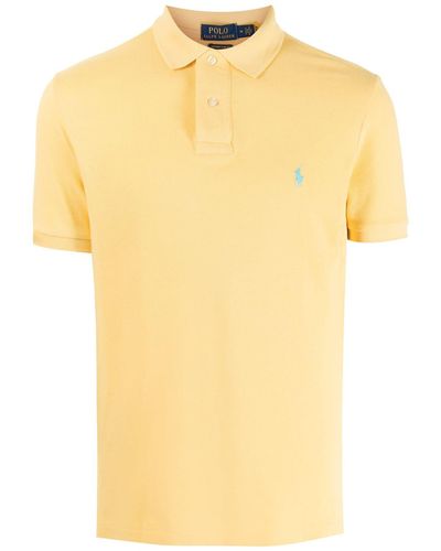 Polo Ralph Lauren Embroidered-design Polo Shirt - Yellow