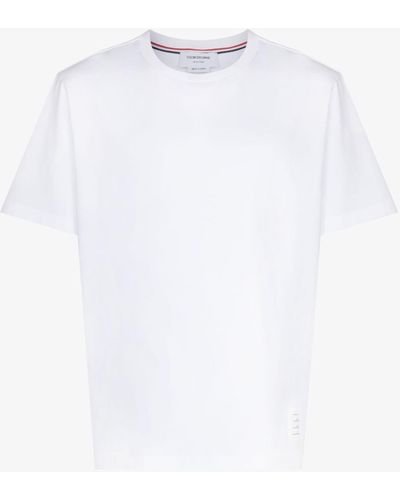 Thom Browne Cotton T-shirt - Men's - Cotton - White