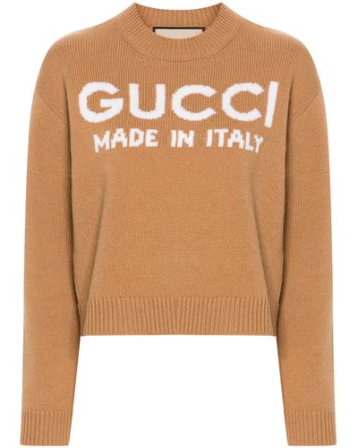 Gucci Wool Sweater, - Brown