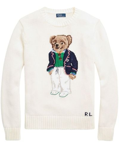 Ralph Lauren Polo Bear Sweater - White