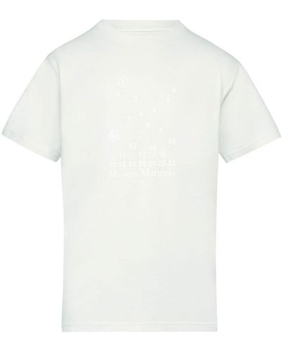 Maison Margiela Logo Cotton T-shirt - White