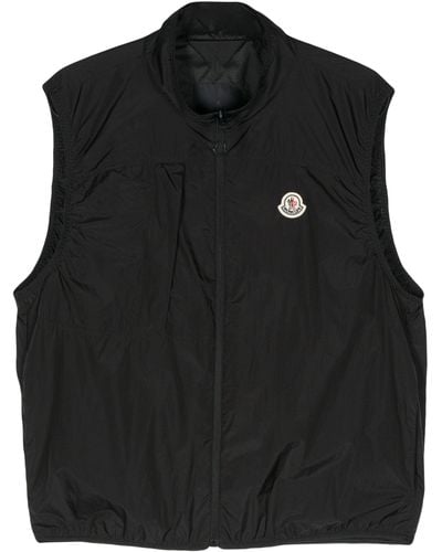Moncler Arashi Logo-patch Gilet - Men's - Polyamide - Black
