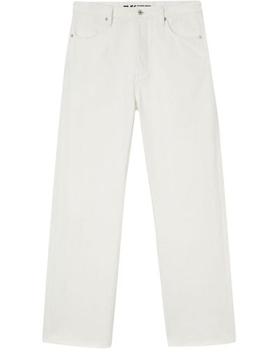 Jil Sander High-rise Straight-leg Jeans - White