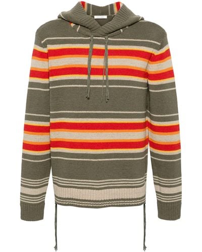 Craig Green Craig - Hooded Striped Sweater - Green