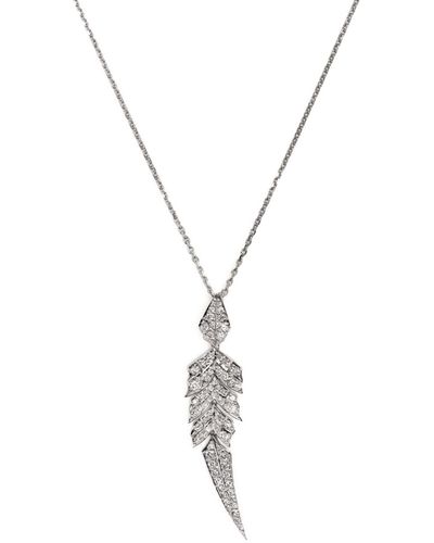 Stephen Webster 18k White Gold Magnipheasant Diamond Necklace - Metallic