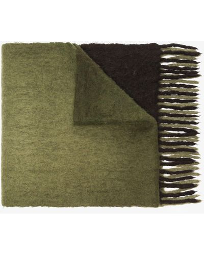 Isabel Marant Firna Two-tone Fringed Scarf - Green