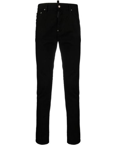 DSquared² Mid-rise Skinny Jeans - Black