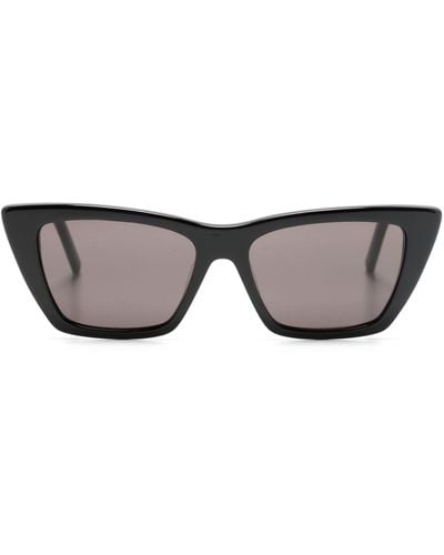 Saint Laurent Mica Cat-eye Sunglasses - Gray