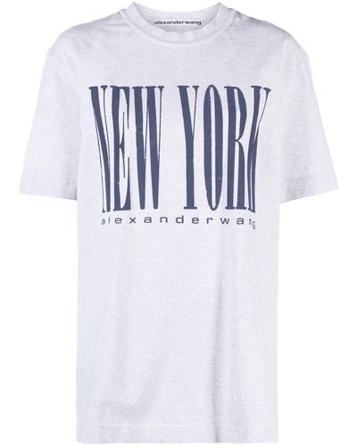 Alexander Wang New York-print T-shirt - White