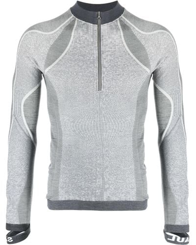 Saul Nash Intarsia-knit Top - Grey