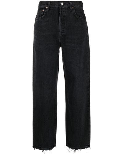 Agolde Dara Mid-rise baggy Jeans - Black