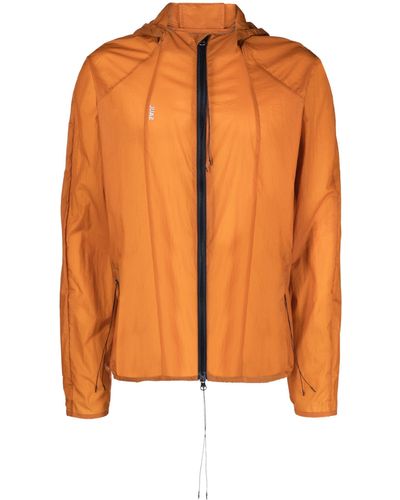 Saul Nash Hooded Lightweight Jacket - Orange