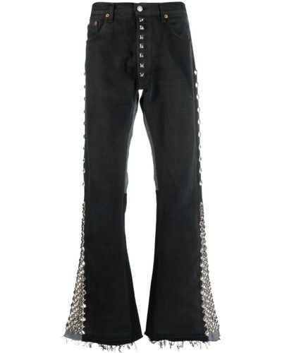 GALLERY DEPT. La Flare Studded Jeans - Black