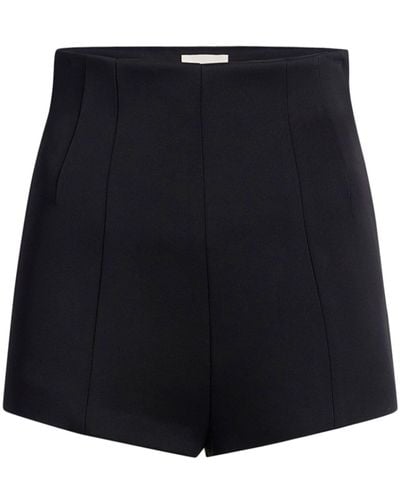 Khaite Lennman Mini Shorts - Women's - Acetate/viscose - Black