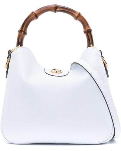 Gucci Small Diana Tote Bag - White