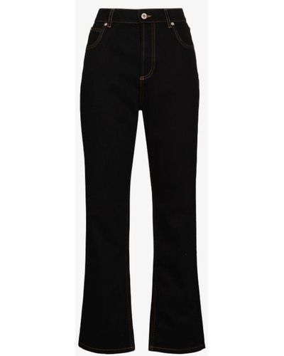 Loewe Anagram Pocket Straight Leg Jeans - Black