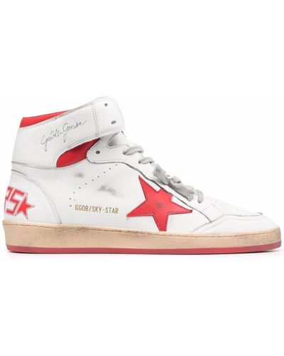 Golden Goose Sky-star High-top Lace-up Trainers - Multicolour