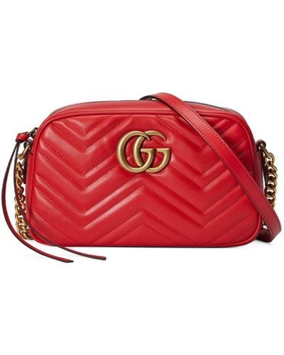 Túi xách nữ Gucci GG Marmont Size 22 Matelasse Leather Mini Bag