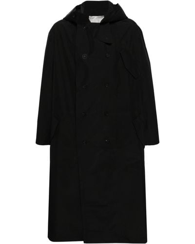 Y-3 Single-breasted Coat - Black