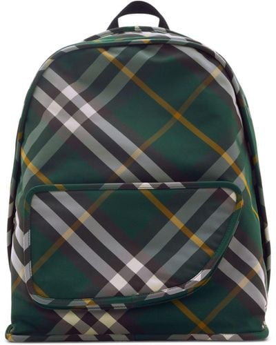 Burberry Shield Large Backpack - Green