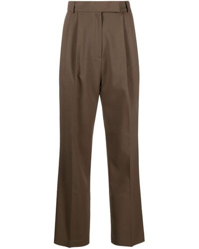 Frankie Shop Bea Tailored Trousers - Brown