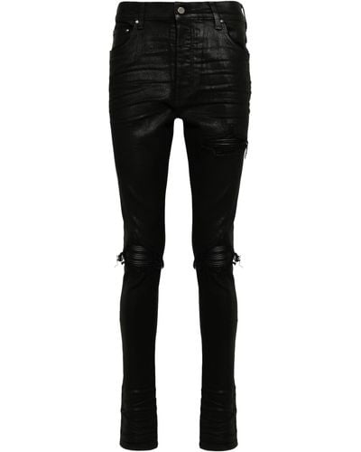 Amiri Mx1 Wax Skinny Jeans - Black