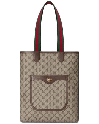 Gucci Neutral gg Small Tote Bag - Multicolour