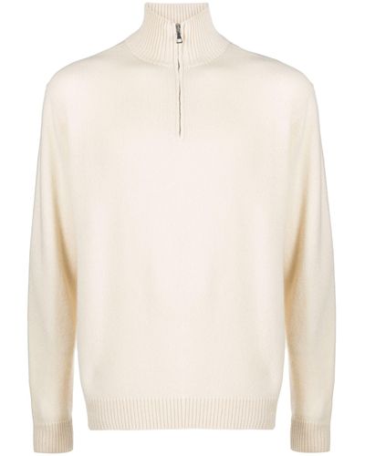 The Elder Statesman Neutral Tes Cashmere Sweater - White