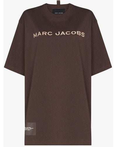 Marc Jacobs The Big Cotton T-shirt - Brown