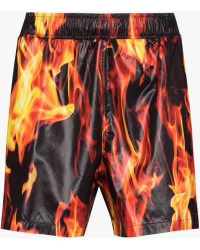 Vetements Smoke Fluid Swim Shorts - Men's - Polyester - Black