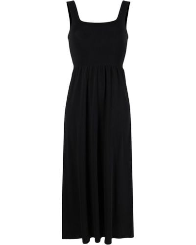 Matteau Knitted Midi Dress - Women's - Spandex/elastane/fsc Viscose/nylon - Black