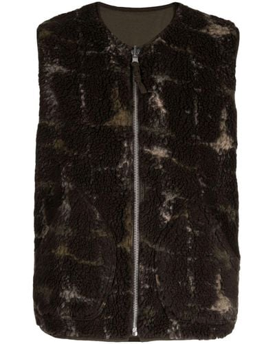 YMC Utah Fleece Vest - Men's - Wool/polyester - Black