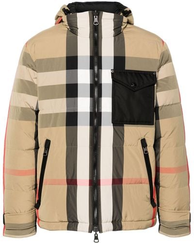 Burberry Neutral Rutland Reversible Padded Jacket - Men's - Polyester/polyamide/duck Down/duck Feathers - Natural