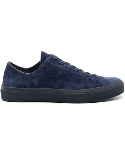 Tom Ford Cambridge Suede Sneakers - Blue