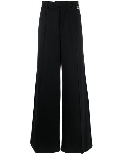 Vetements Wide-leg Trousers - Black