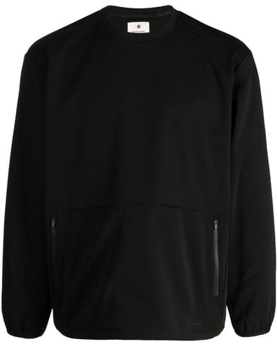 Snow Peak Active Comfort Sweatshirt - Men's - Polyester - Black