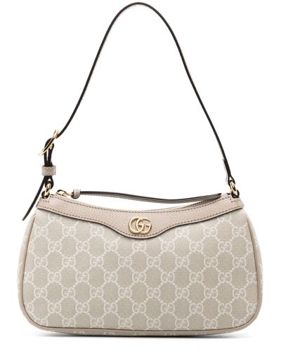 Gucci Neutral Ophidia gg Small Shoulder Bag - Metallic